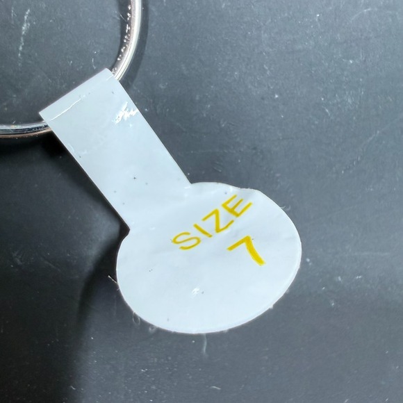 Bomb Part Hearts on Fire Size 7 Ring Lab Peach Fire Opal RBP6532 Rhodium Plated - Picture 4 of 5